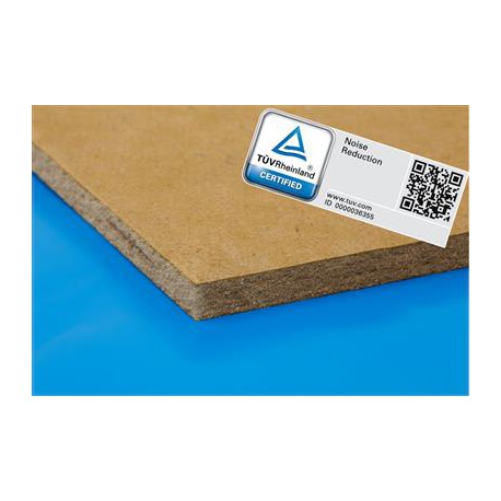 Ondervloerplaat 10 mm Silent extreem geluiddempend, stabiliserend en egaliserend