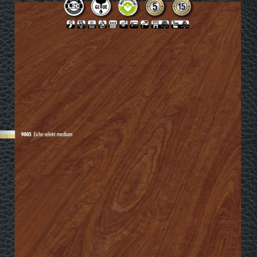 Silent Step SS 9005 eiken medium madrid PVC vloeren